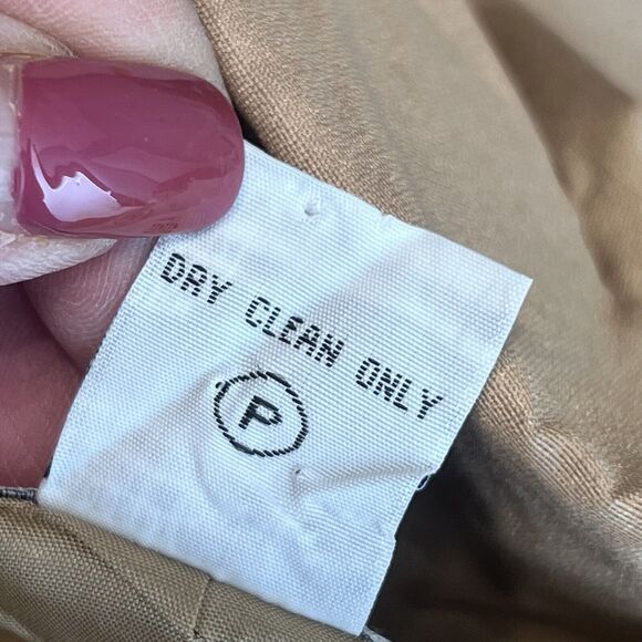 Nolan Miller Silk Jacket Retro Size Large Tan Vintage Floral Embroidered Runway - Picture 4 of 9